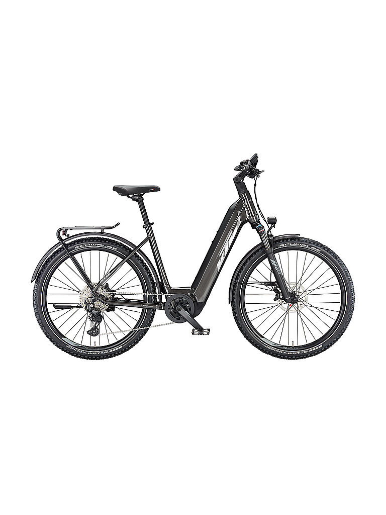 KTM Unisex E-Trekkingbike 27,5 Macina Aera 772 LFC (Tiefeinsteiger) grau | 56CM