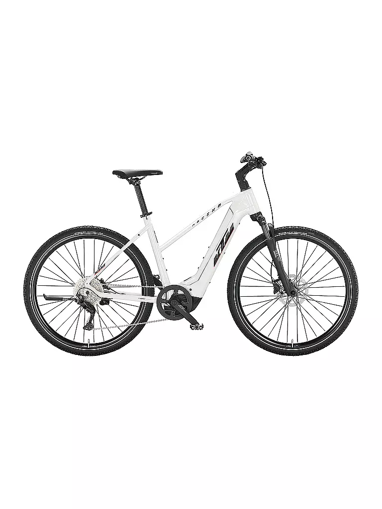 KTM | Damen E-Crossbike 28" Macina Cross 720 | weiss