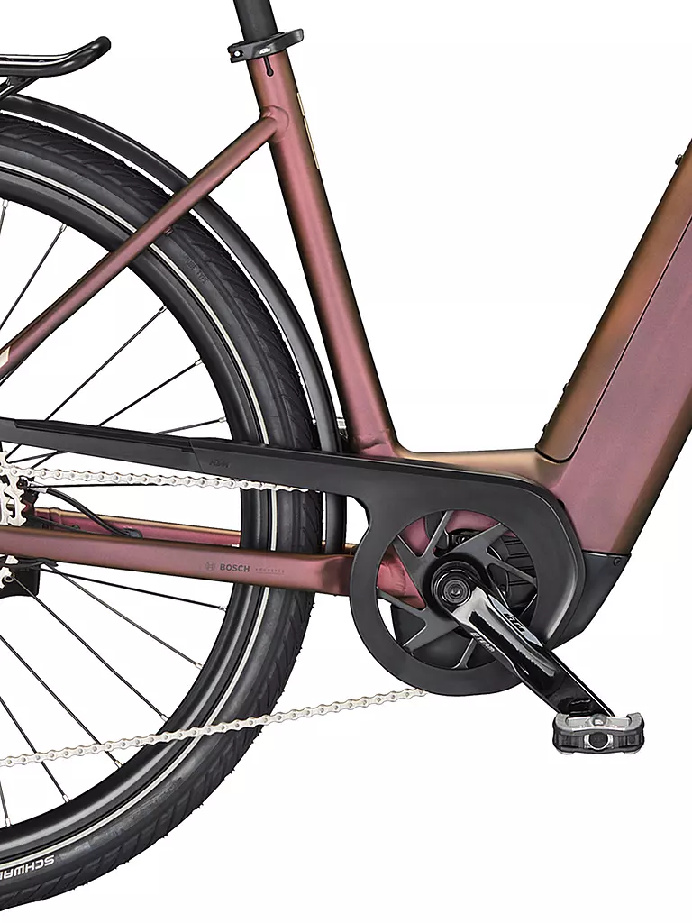 KTM | Damen E-Trekkingbike 28" Macina Style 720 (Tiefeinsteiger) | rot