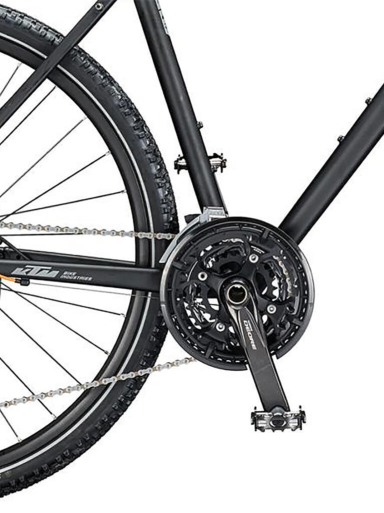 Cross Bike 28 Riverside 100 Stahl Schwarz KTM Herren Crossbike 28" Life Action 2020 schwarz