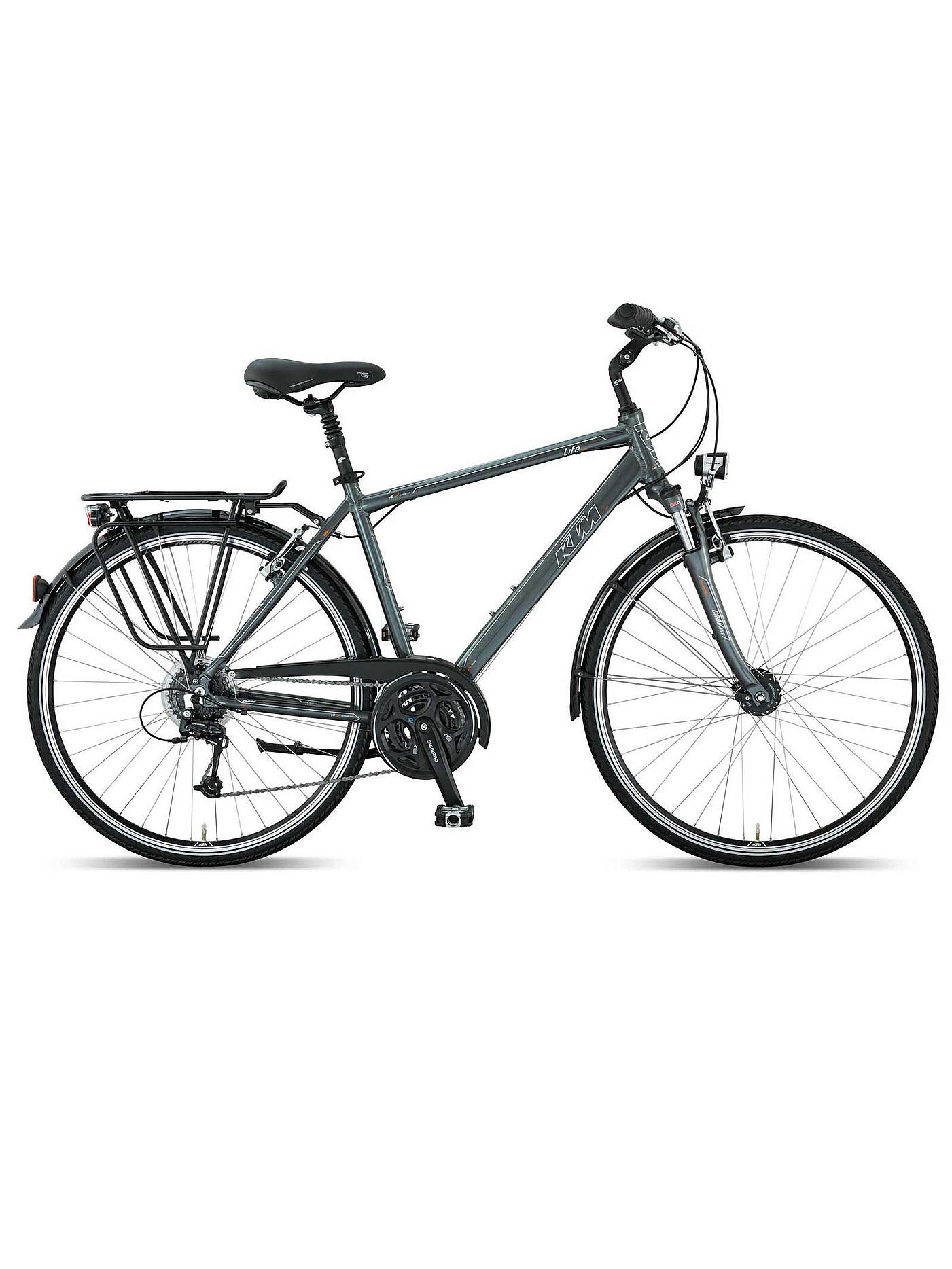KTM | Trekking-Bike Life Time Herren titangrey | grau