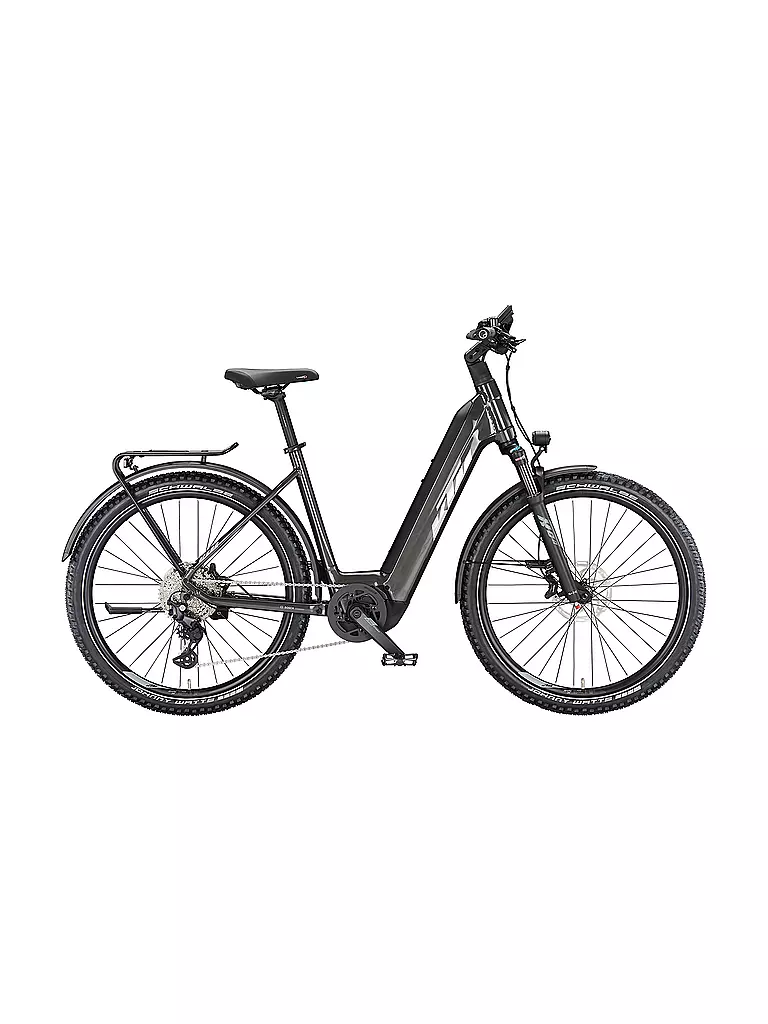 KTM | Unisex E-Trekkingbike 27,5" Macina Aera 772 LFC (Tiefeinsteiger) | grau