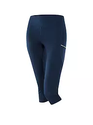 LÖFFLER | Damen 3/4 Lauftight | dunkelblau