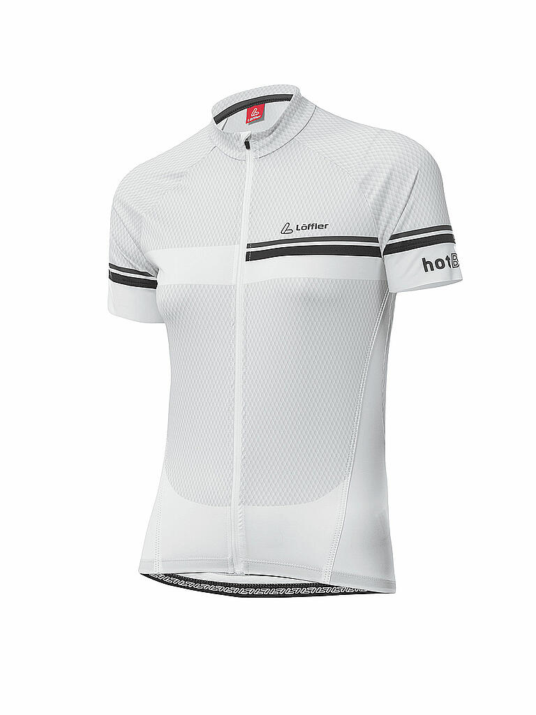 LÖFFLER | Damen Biketrikot Hotbond FZ | weiß