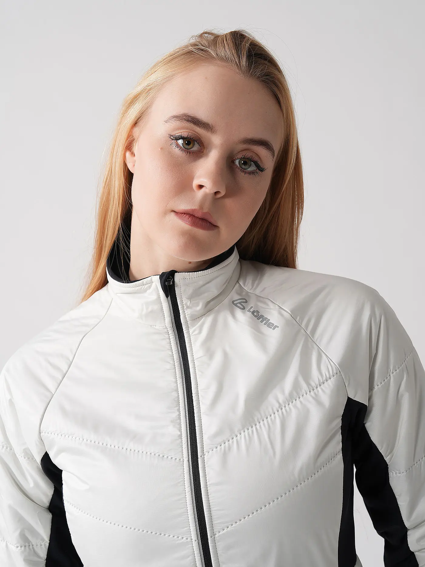 LÖFFLER | Damen Iso Radjacke Hotbond® PL60 | creme