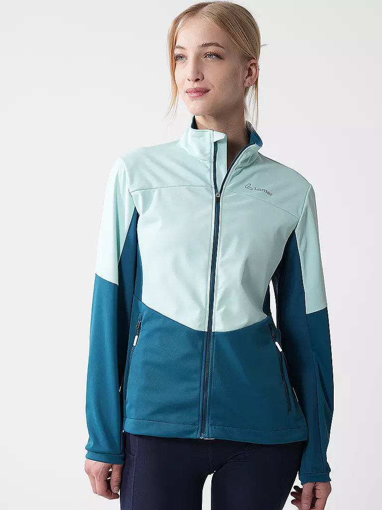 LÖFFLER | Damen Langlaufjacke Hyper CF WS Light | hellblau