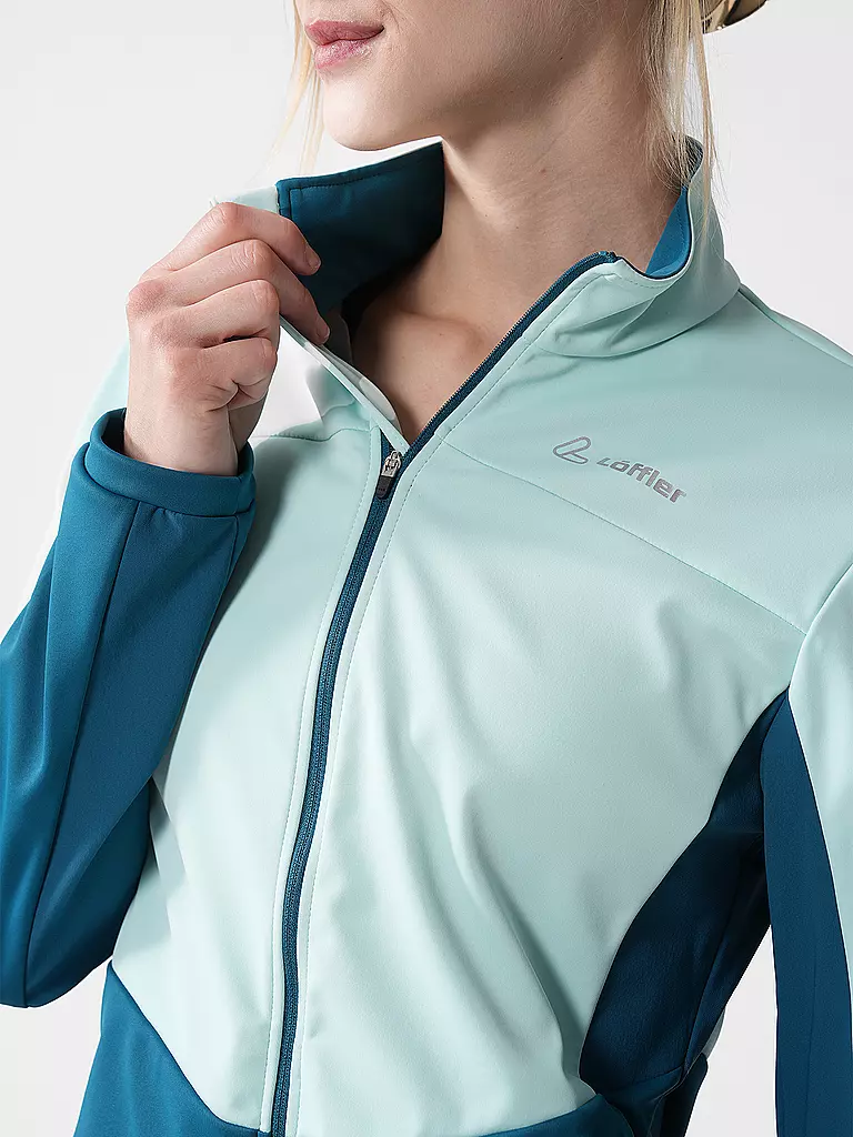 LÖFFLER | Damen Langlaufjacke Hyper CF WS Light | hellblau