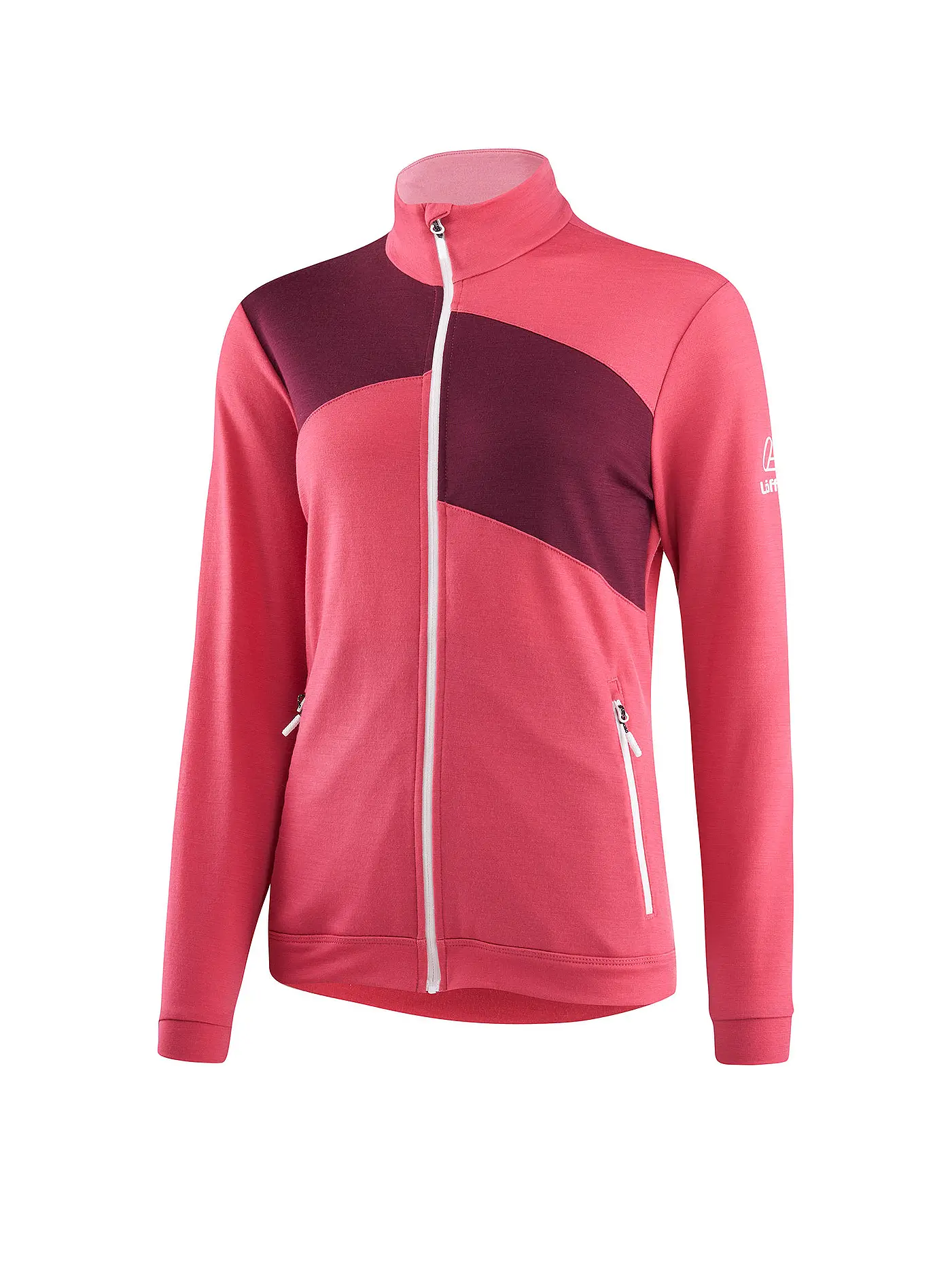 LÖFFLER | Damen Langlaufjacke Midjacket Transtex® Merino | dunkelrot