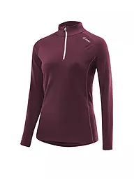LÖFFLER | Damen Langlaufshirt Midlayer transtex® Merino | dunkelrot