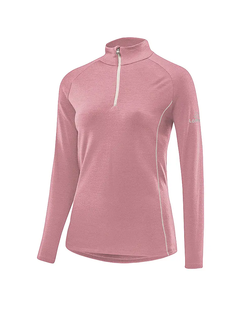 LÖFFLER | Damen Langlaufshirt Midlayer transtex® Merino | Rosa