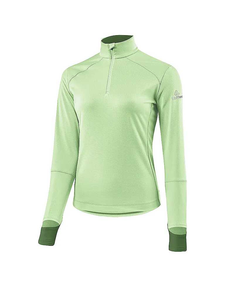 LÖFFLER | Damen Langlaufunterziehshirt Midlayer Tech Stretch | mint