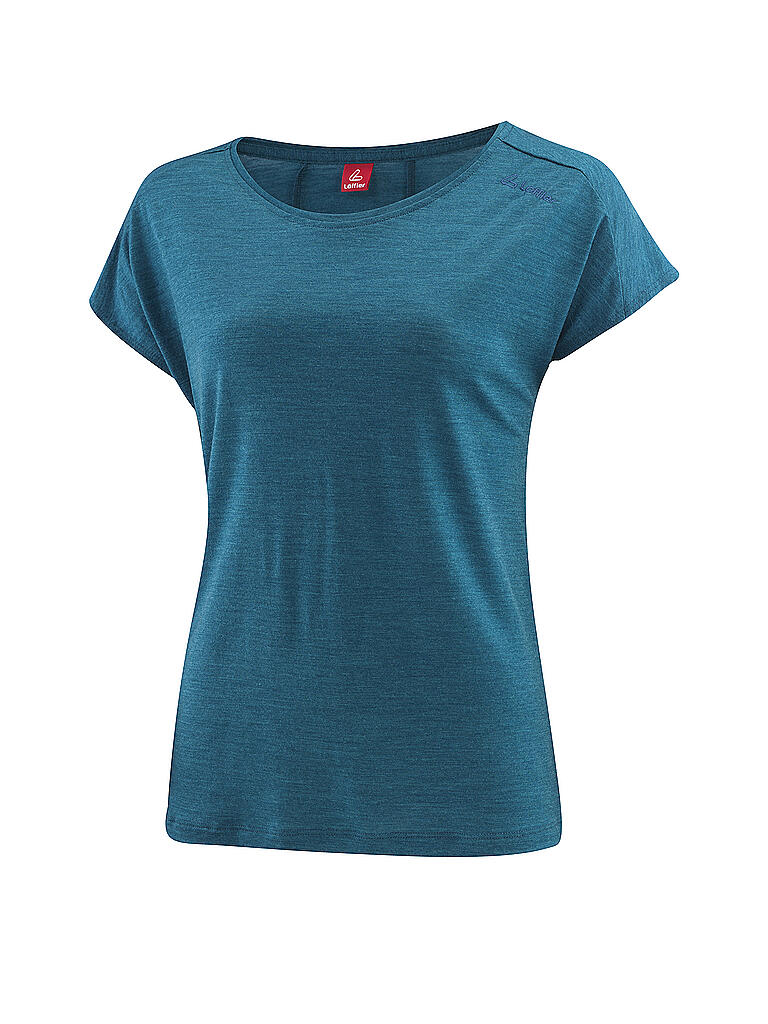 LÖFFLER | Damen Laufshirt Merino Loose | blau