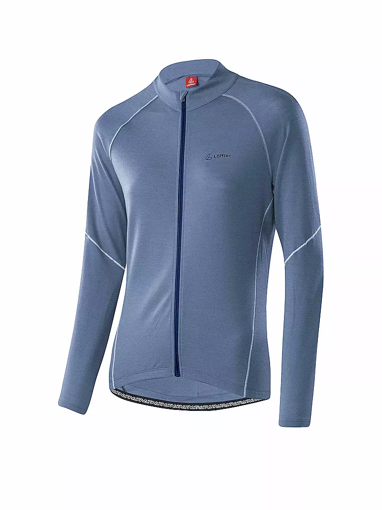 LÖFFLER | Damen Rad Trikot Wool | blau