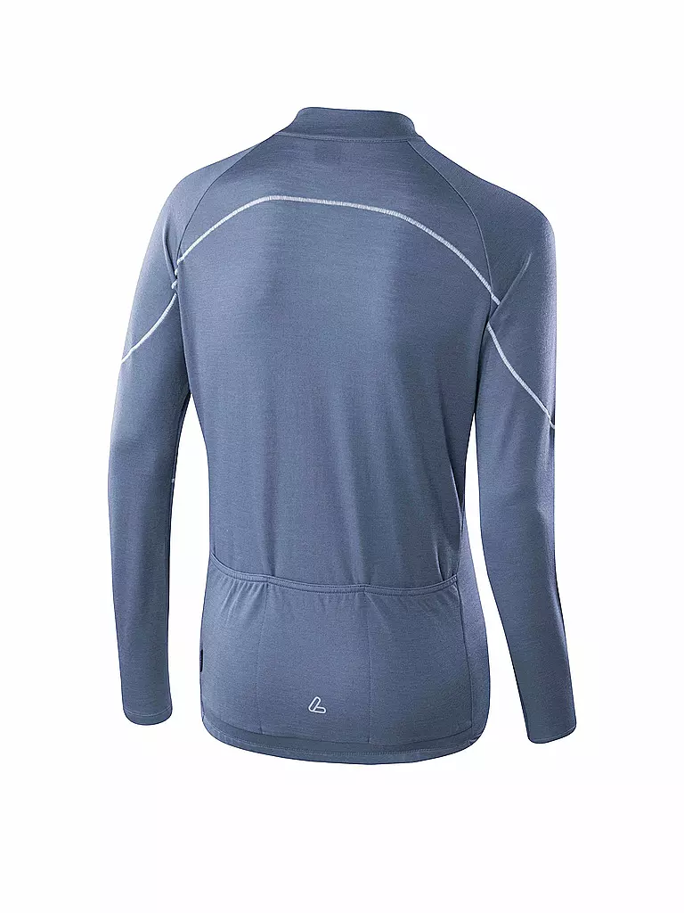 LÖFFLER | Damen Rad Trikot Wool | blau