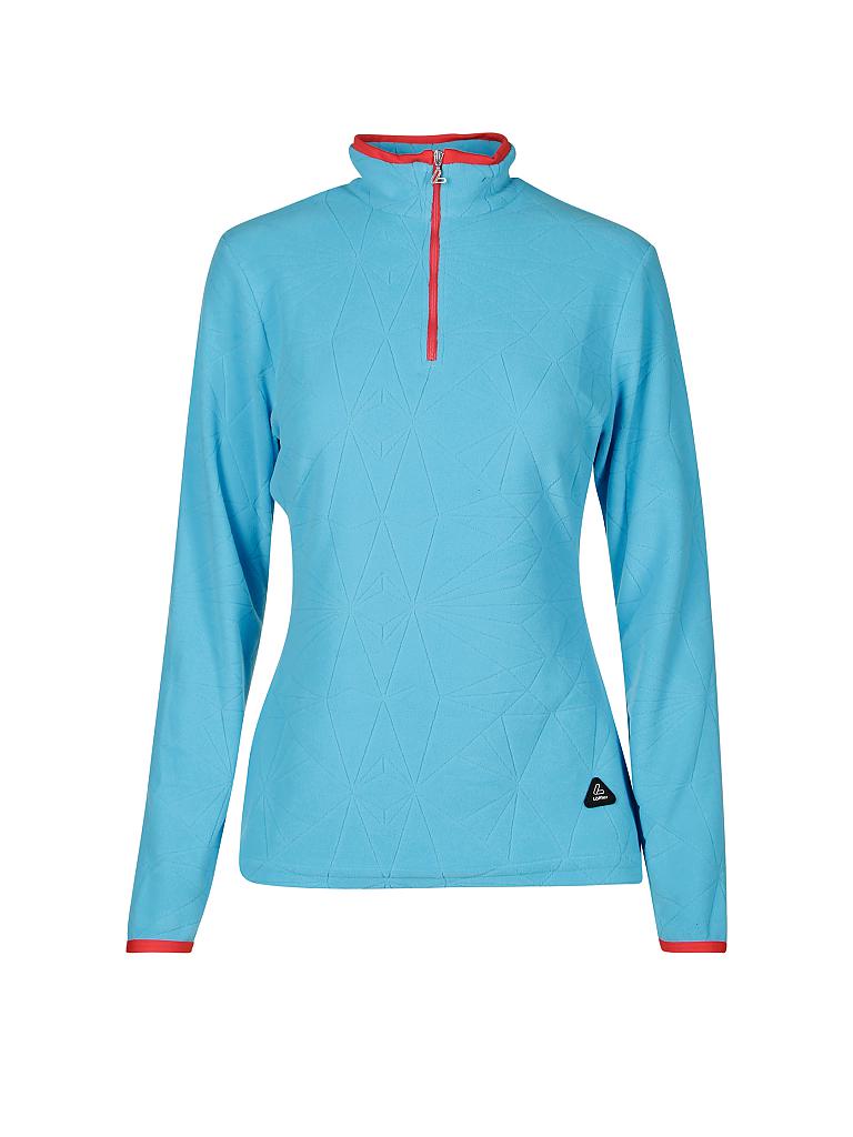 LÖFFLER | Damen Ski-Funktionsshirt Tencel-Fleece | blau