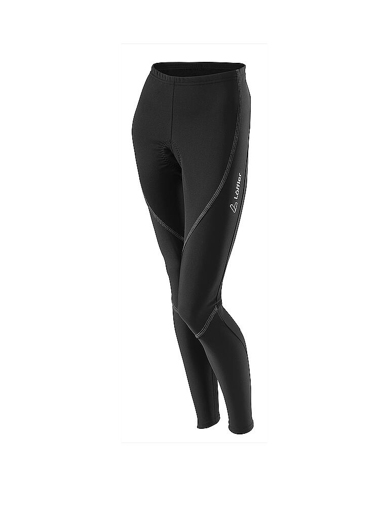 LÖFFLER | Damen Softshell-Radhose | schwarz