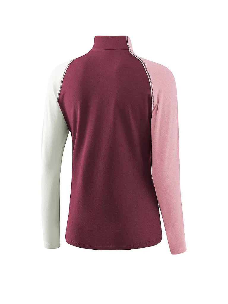 LÖFFLER | Damen Unterzieh Zipshirt TRANSTEX® Coblo | Dunkelrot