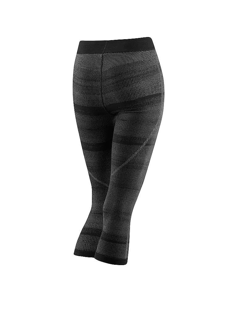 LÖFFLER | Damen Unterziehhose TRANSTEX® Hybrid 3/4 | schwarz