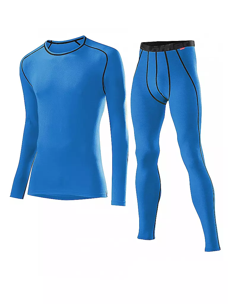 LÖFFLER | Herren Funktionsunterwäsche-Set TRANSTEX® WARM | blau