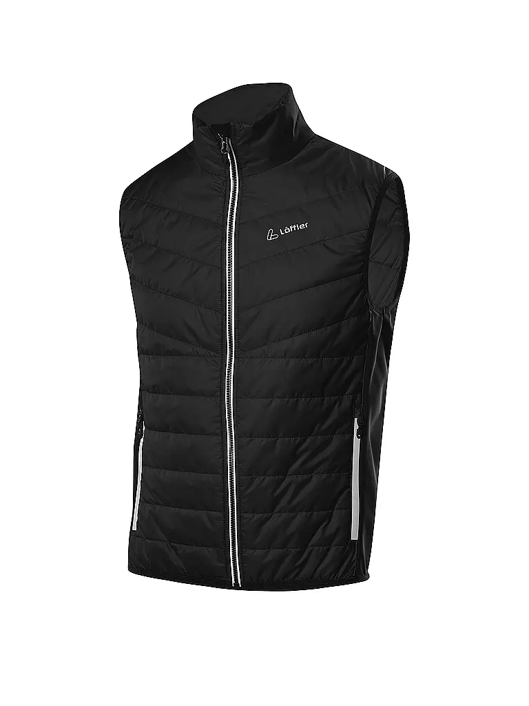 LÖFFLER | Herren Langlauf-Weste PrimaLoft® 60 | schwarz