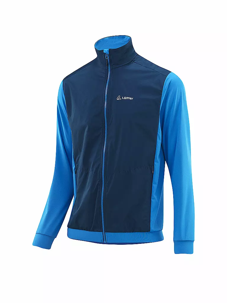 LÖFFLER | Herren Laufjacke Hybrid Light | blau