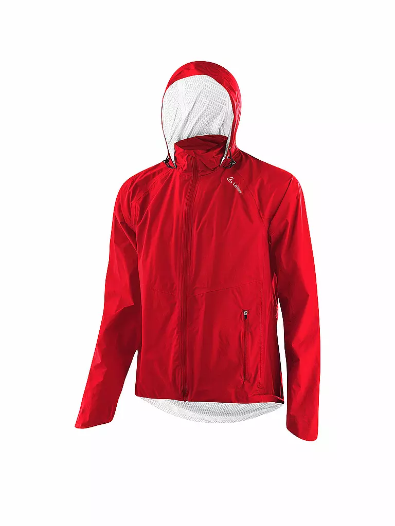 LÖFFLER | Herren Radjacke WPM Pocket CF Hoodie | rot
