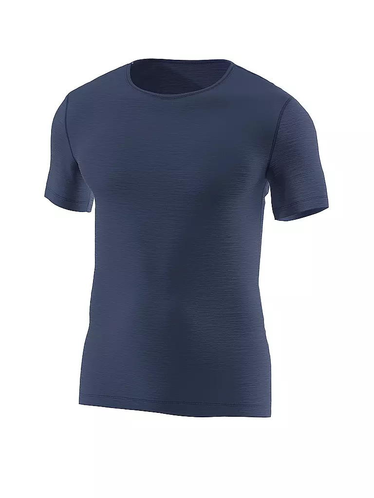 LÖFFLER | Herren Unterziehshirt Merino Light | dunkelblau