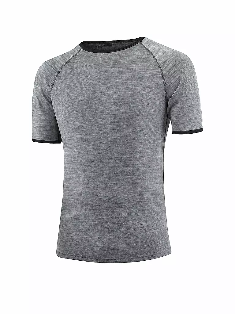 LÖFFLER | Herren Unterziehshirt TRANSTEX® Merino | grau