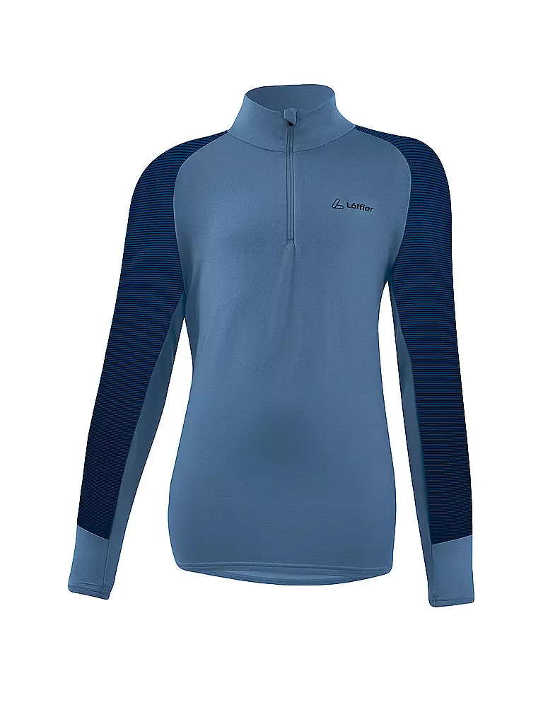 LÖFFLER | Kinder Ski Unterziehshirt CB Transtex® | blau
