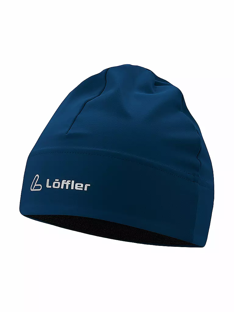 LÖFFLER | Langlaufmütze Mono | blau