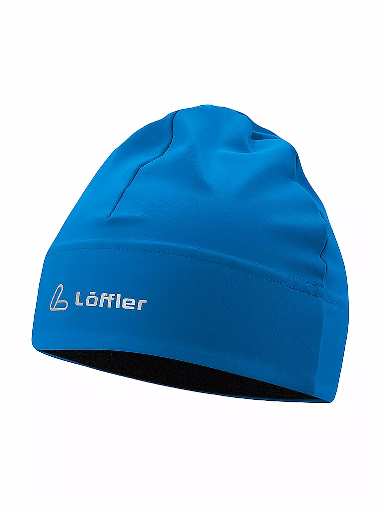 LÖFFLER | Langlaufmütze Mono | blau