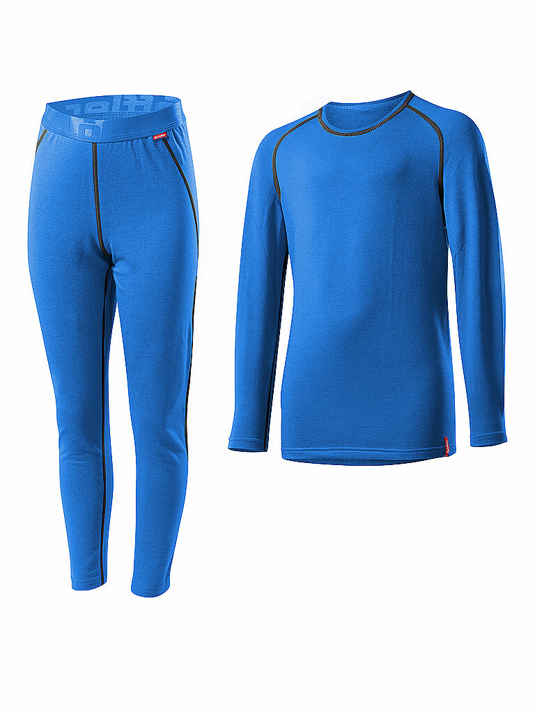 LÖFFLER Kinder Funktionsunterwäsche-Set TRANSTEX® WARM blau | 116