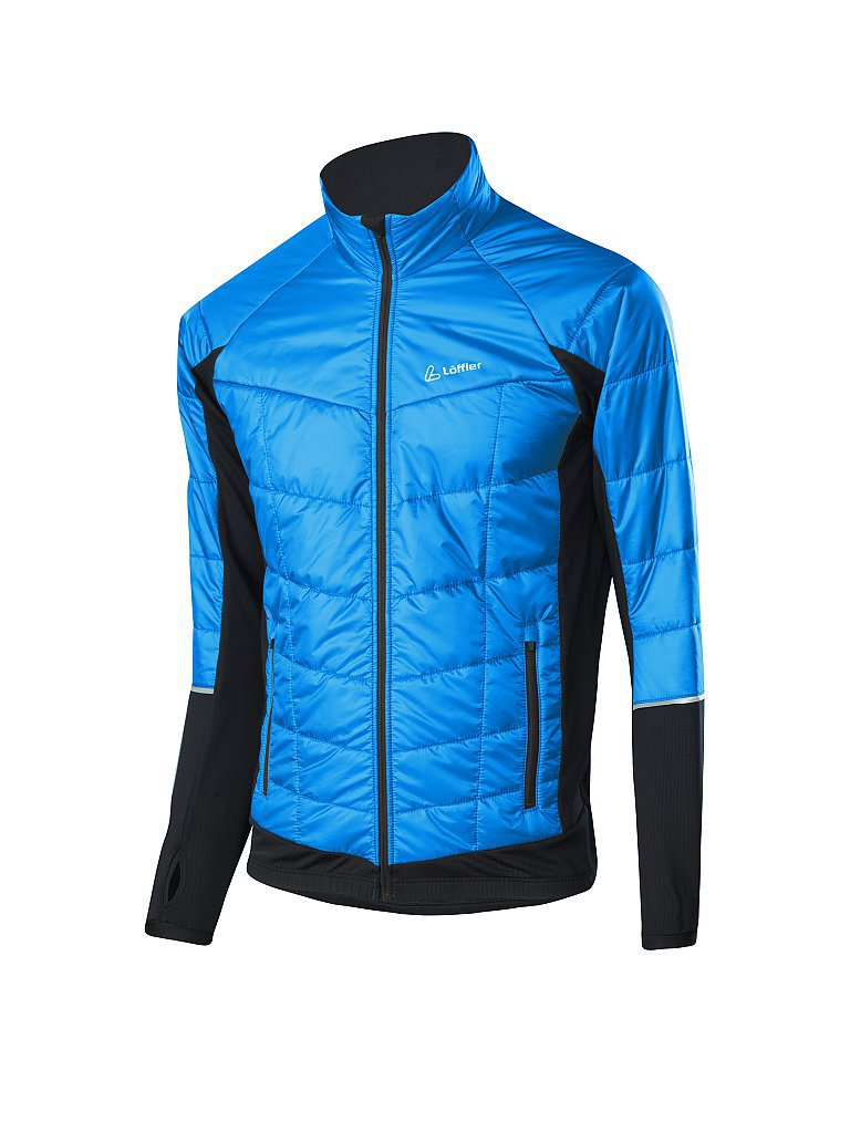 LÖFFLER Herren Hybrid-Funktionsjacke Primaloft® blau | 52