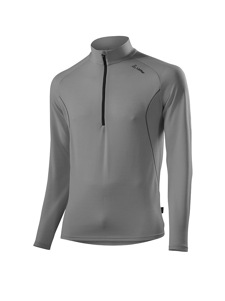 LÖFFLER Herren Unterzieher Transtex® Merino grau | 48