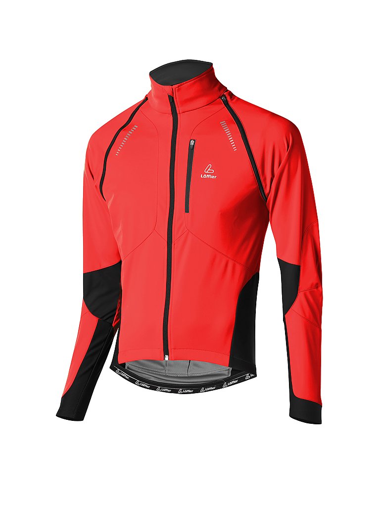 LÖFFLER Herren Zip-Off Jacke San Remo WS rot | 48