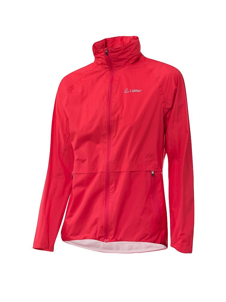 LÖFFLER Damen Bikejacke Hood WPM Pocket CF rot | 36