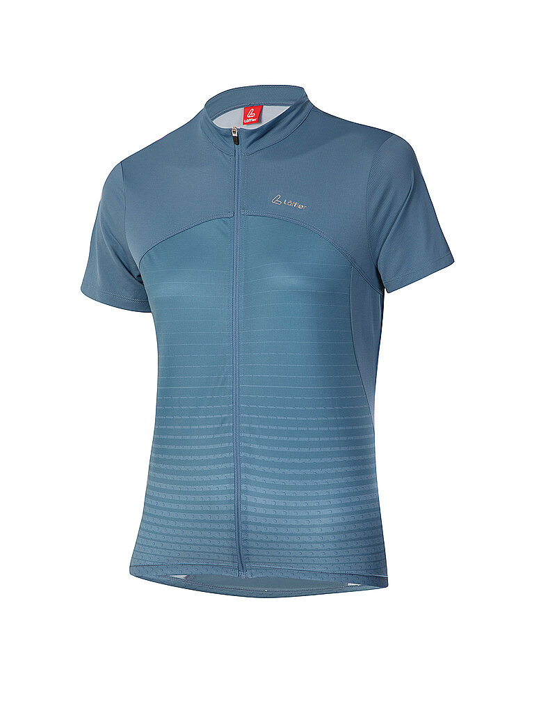 LÖFFLER Damen Rad Trikot Drops blau | 36