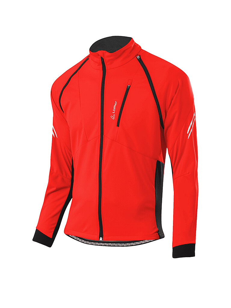 LÖFFLER Herren Radjacke San Remo rot | 48