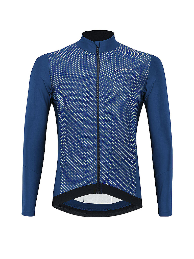 Löffler Herren Winter Radtrikot Eagle Hotbond RF dunkelblau