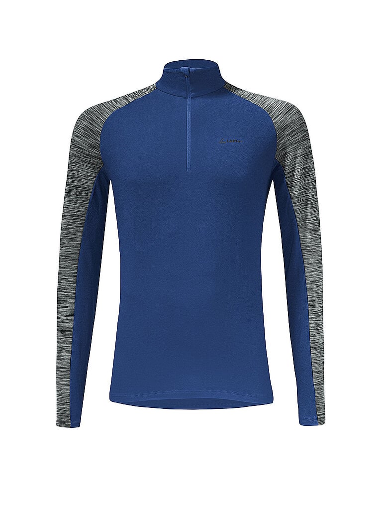 Löffler Herren Unterziehshirt Midlayer Transtex blau