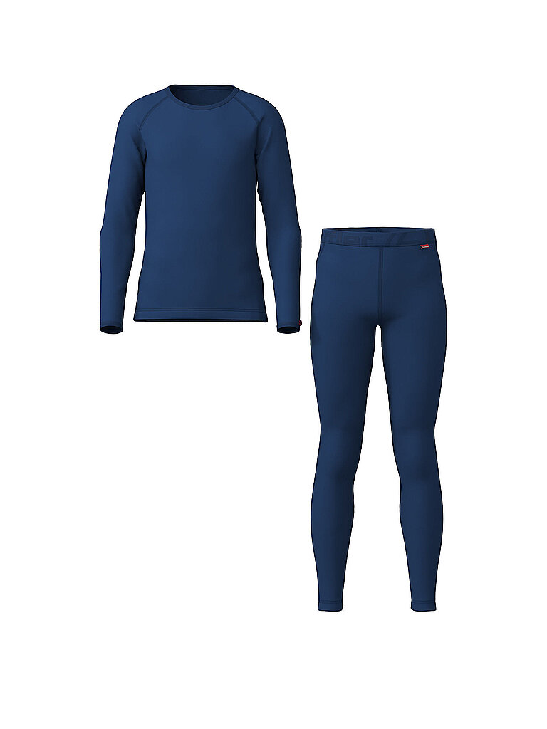 Löffler Kinder Unterzieh Set TRANSTEX WARM blau