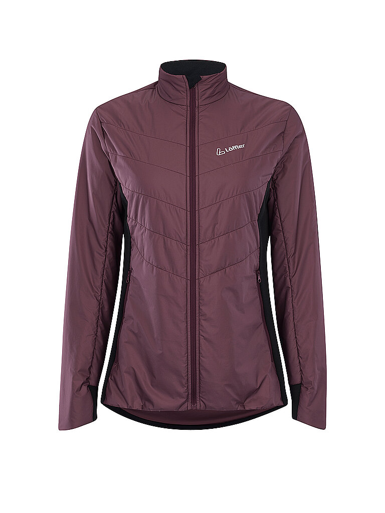 Löffler Damen Langlauf Jacke Elements CF PL60 dunkelrot