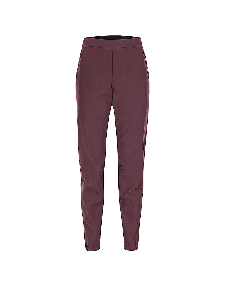 Löffler Damen Langlaufhose Alaska ASW Tapered dunkelrot