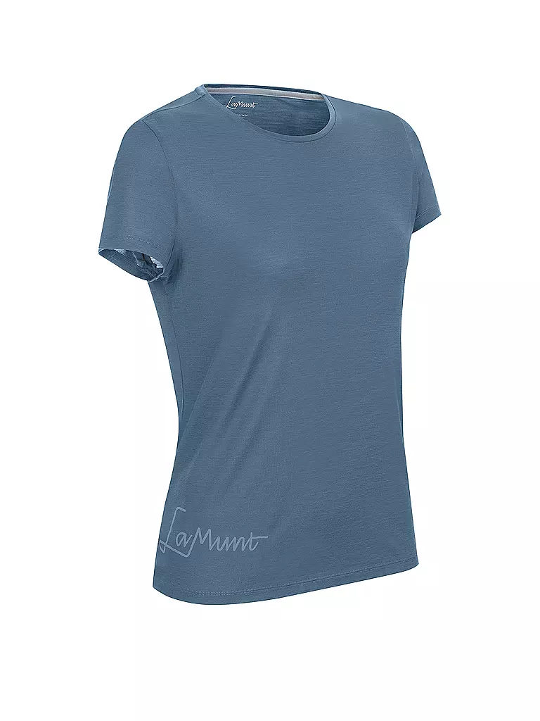 LA MUNT | Damen Funktionsshirt Alexandra Logo | blau