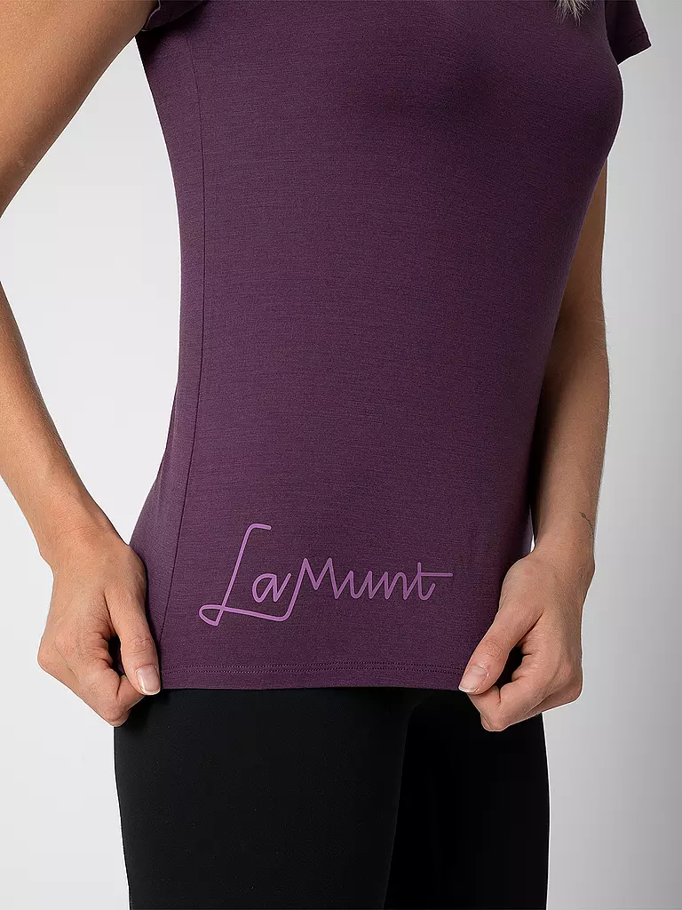 LA MUNT | Damen Funktionsshirt Alexandra Logo | rosa