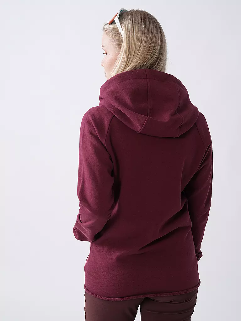LA SPORTIVA | Damen Fleecejacke Kaos Hoodie | dunkelrot