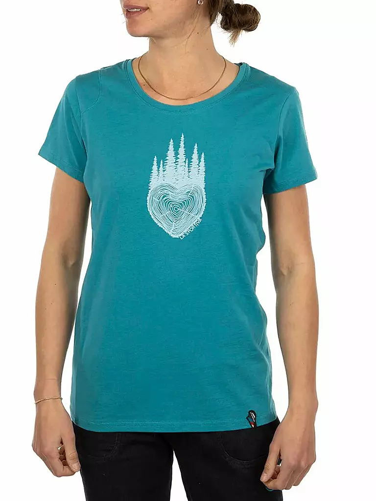 LA SPORTIVA | Damen Klettershirt Wild Heart | petrol