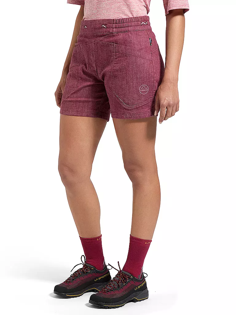LA SPORTIVA | Damen Klettershort Sierra Rock | dunkelrot
