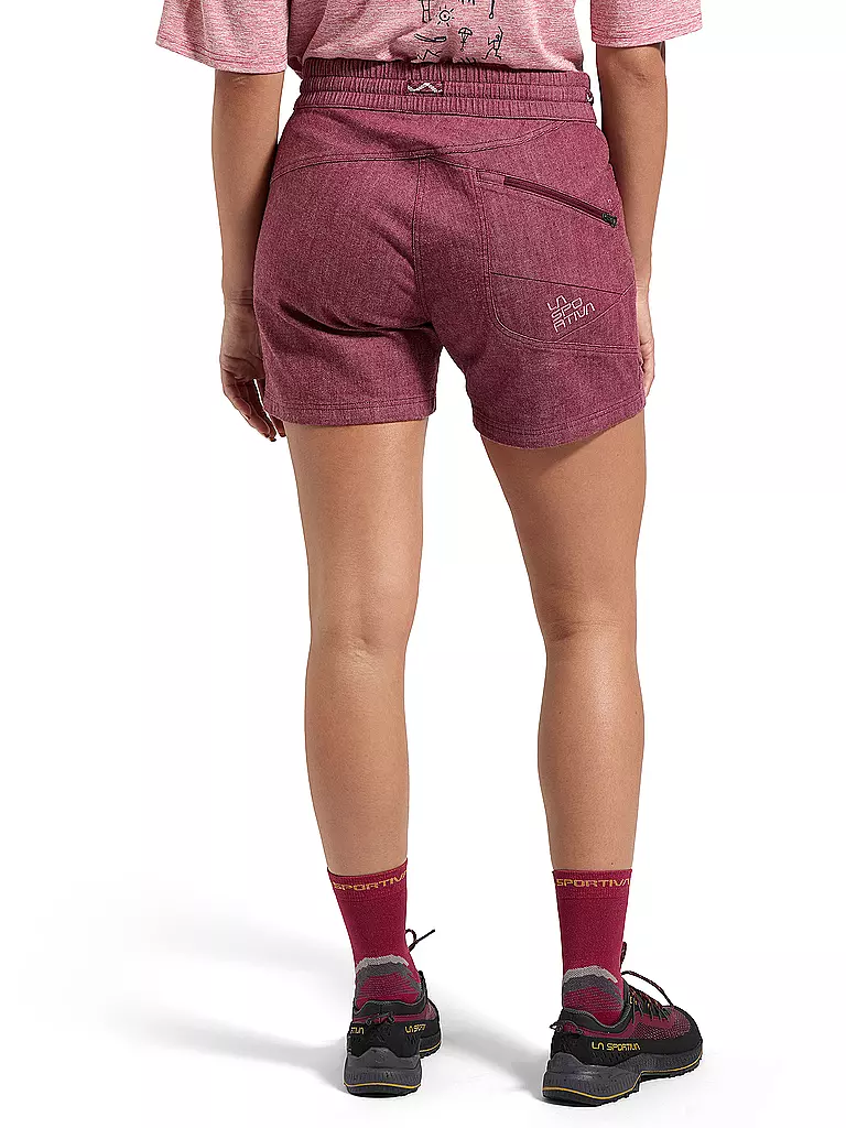 LA SPORTIVA | Damen Klettershort Sierra Rock | dunkelrot