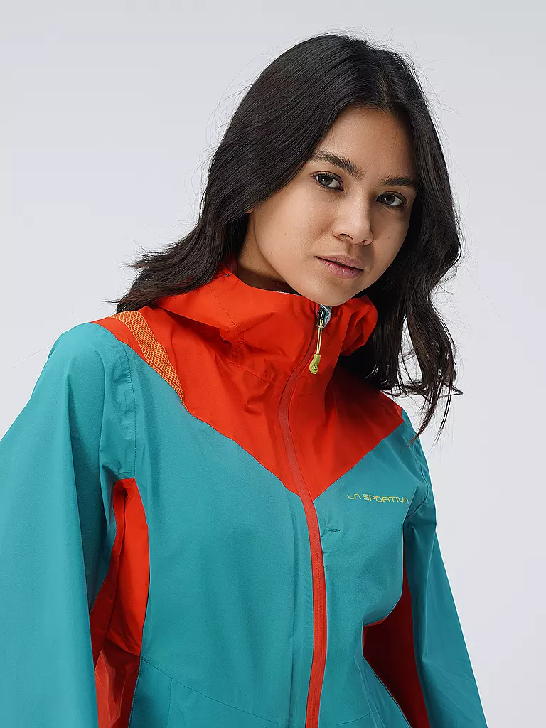 LA SPORTIVA | Damen Wanderjacke Discover Hoodie | petrol
